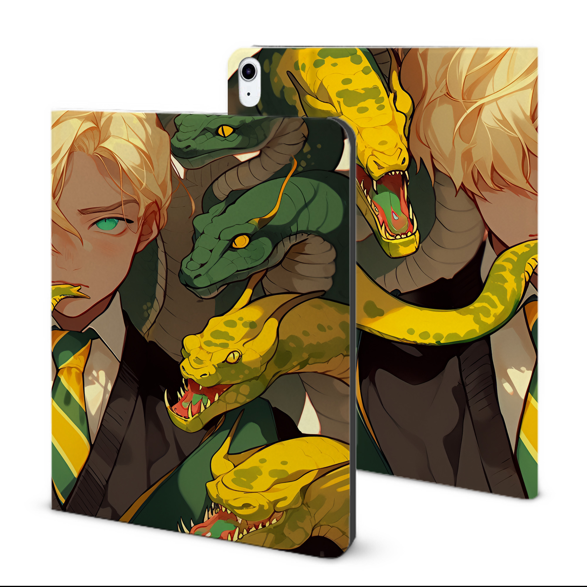 （画像用） Harry Potter ハリー・ポッターシリーズ IPad ケース ブック型 PUレザー TPU 耐衝撃 軽量 薄型 ペン収納なし 全面保護 IPad 各モデル対応